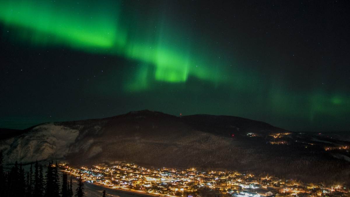 Winter Nights Under the Northern Lights of Dawson City | Rediscover Canada